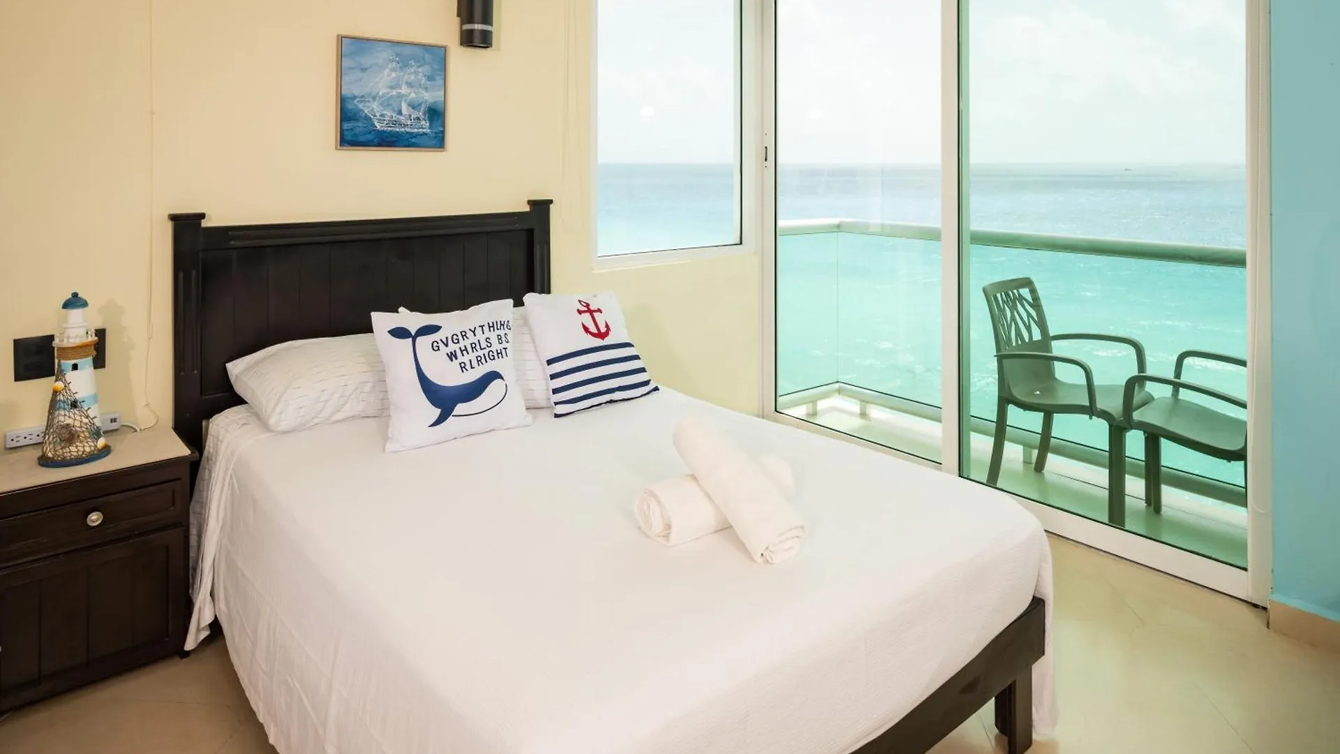 Ocean View In Hotel Complex Cancun Apartment